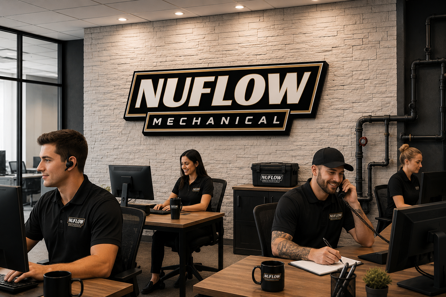 NuFlow Mechanical plumbing company serving Yardley and Bucks County PA